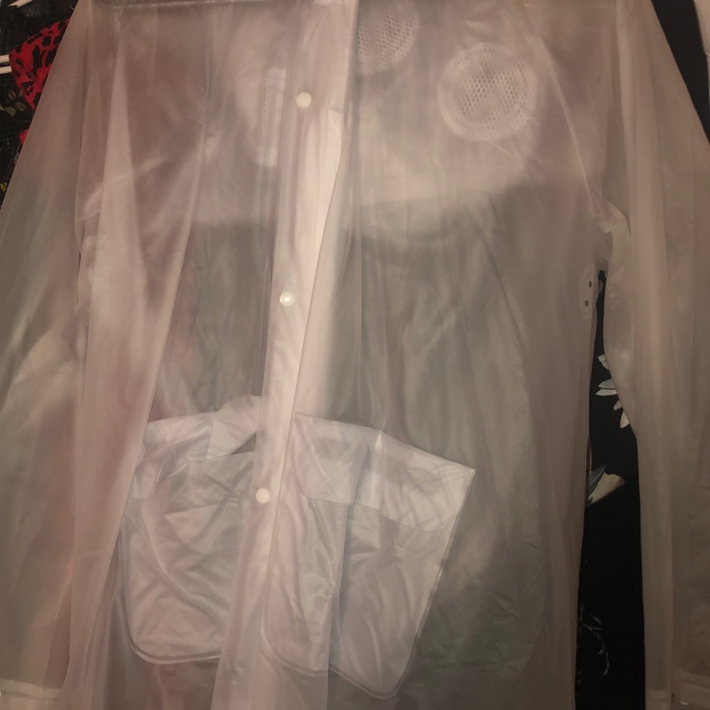 Clear rain stylish jacket